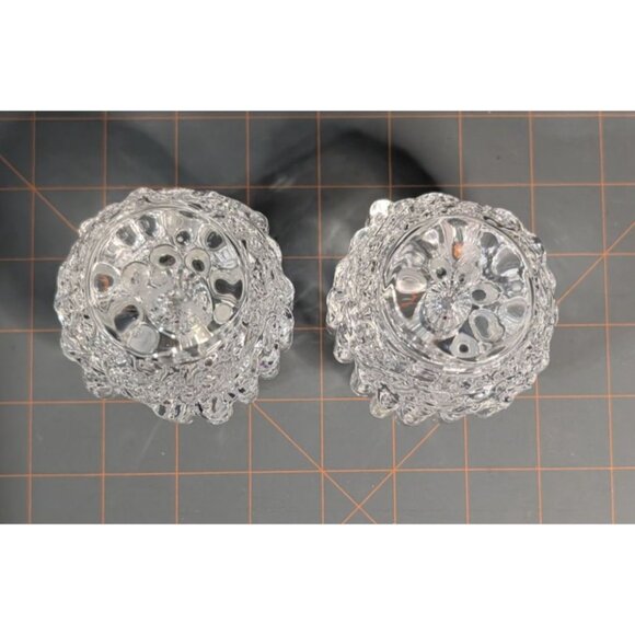 Kosta Boda Goran Warff Crystal Votive Candle Holders Set of 2 - Picture 11 of 16